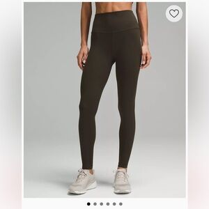 Lulú lemon olive green Align leggings